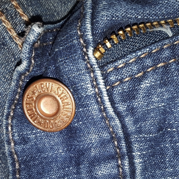 Levi's perfectly slimming Jeans Bootcut 512 size 8 petite - Picture 8 of 11